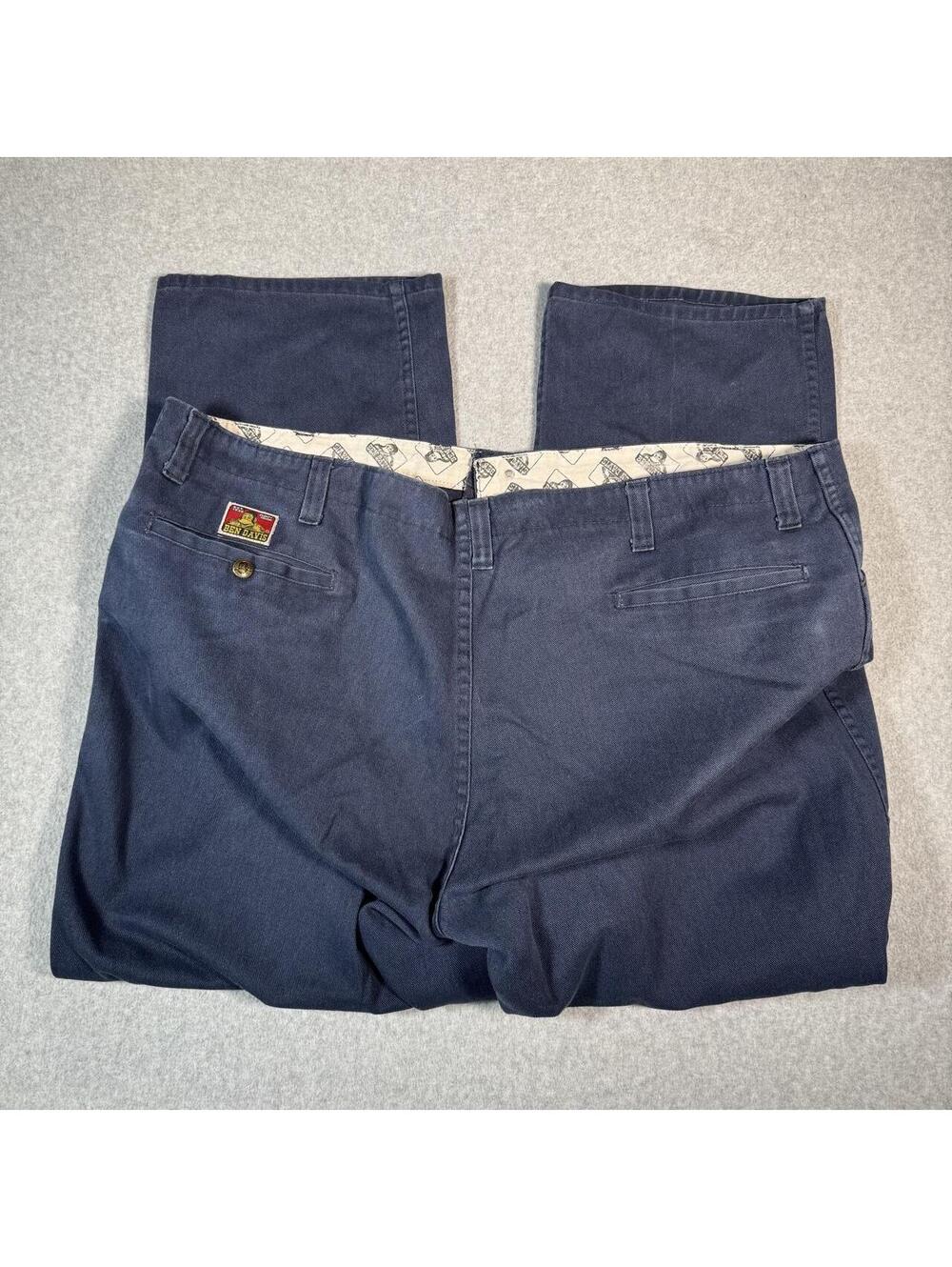 Baggy navy ben Davis canvas pants